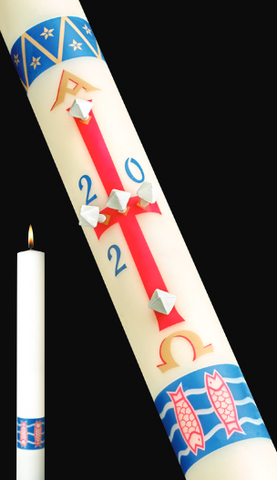 PASCHAL CANDLE 51% 1-3/4" x 36" BENEDICTINE