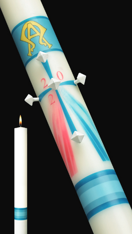 Divine Mercy Paschal Candle