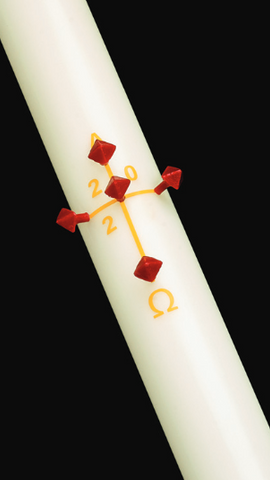 PASCHAL CANDLE 51% 1-3/4" x 36" PLAIN