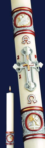 Upon This Rock Paschal Candle