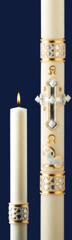 Merciful Lamb Paschal Candle