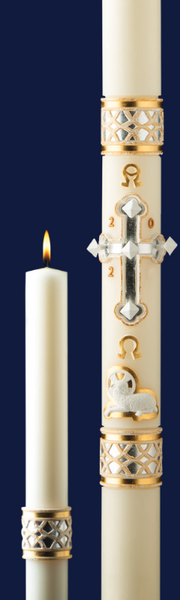 Merciful Lamb Paschal Candle