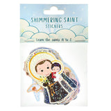 Shimmering Saint Stickers