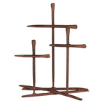 Tabletop Cross Metal Golgotha Nail 6h