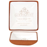 GODPARENT TRAY TERRA COTTA