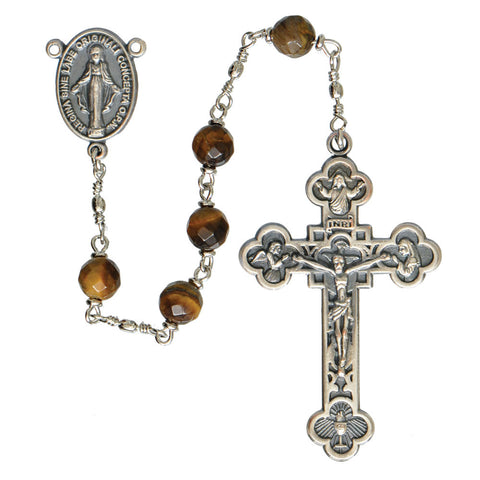 Tiger Eye Rosary