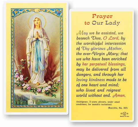 HC Prayer to Our Lady of Lourdes