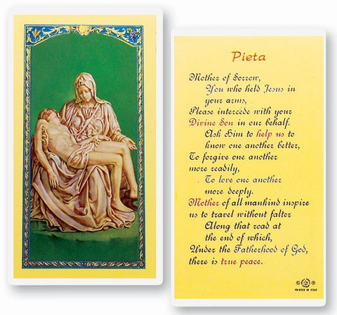 Pieta Holy Card