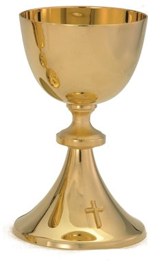 CHALICE WITH PATEN 7 1/2"H X 5 1/2"