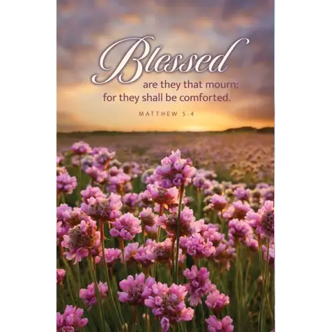 BULLETIN Funeral Blessed Are They That Mourn 100/pack