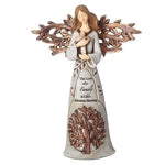 Tree of Life Angel with Cross 9"