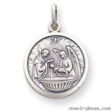 Small Baptism Medal