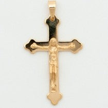 Large Ornate Flat Crucifix