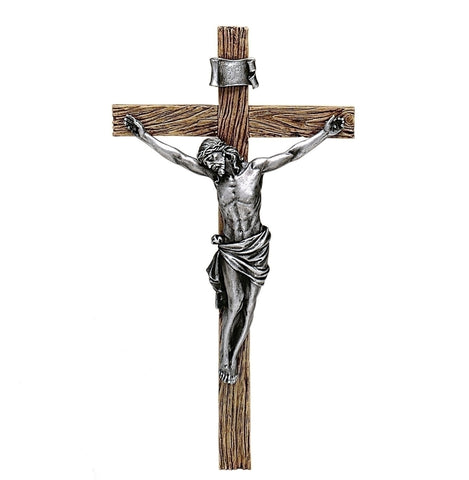 Antique Silver Crucifix