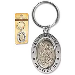 Revolving Keychain: St. Michael