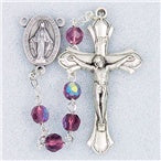 February Birthstone Rosary