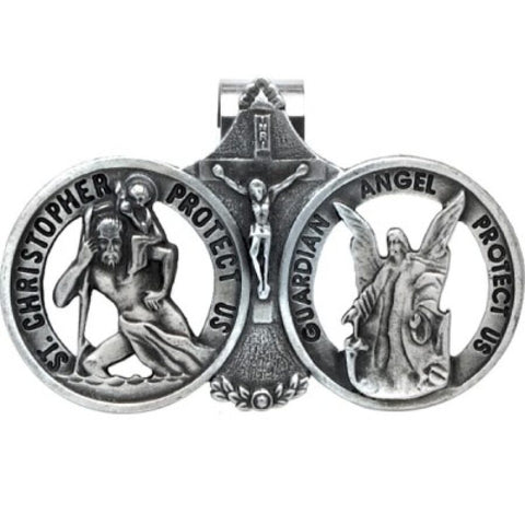 AUTO VISOR CLIP - ST CHRISTOPHER/GUARDIAN