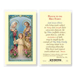 Holy Family Holy Card