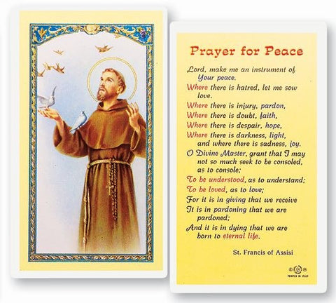 HC Prayer for Peace ST FRANCIS