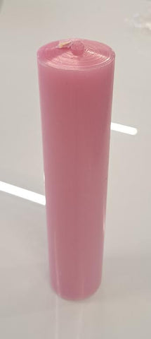 PINK PARAFFIN WAX (12" x 1-1/2") Tenex Candle