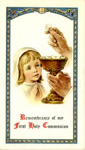 Communion Prayer Girl