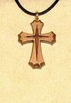 Necklace Cherry Cross with Laser Cut Cross 33A