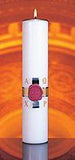 CHRIST CANDLE 14" X 3" ANNO DOMINI