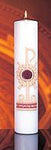 CHRIST CANDLE 14" X 3" HOLY TRINITY