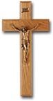 Oak Crucifix with Museum Gold Corpus 10