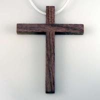 Pectoral Cross Walnut