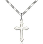 Cross Polished & Chain