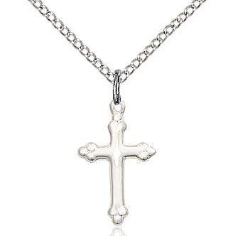 Cross Polished & Chain