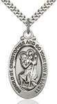 St Christopher Medal & Chain