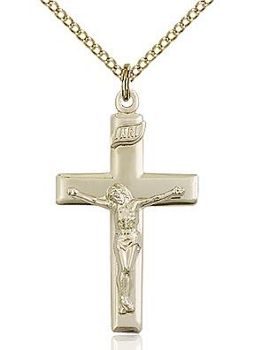 Crucifix Polished & Chain