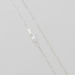 18'' Figaro Chain - Sterling Silver w/ Rhodium Finish