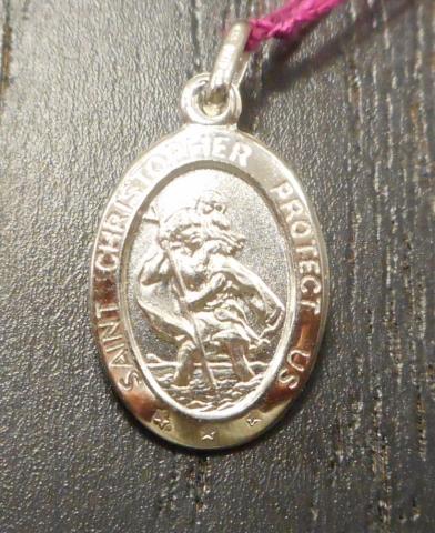 St Christopher Medal 16mm