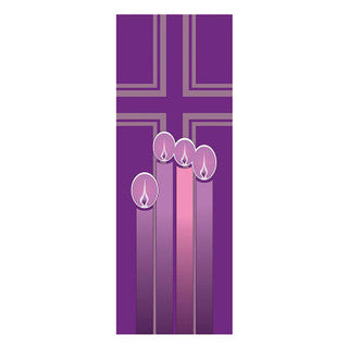 Advent Candles Banner