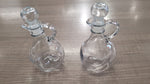 Pair of Cruets 10 oz 6"H