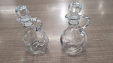 Pair of Cruets 10 oz 6"H