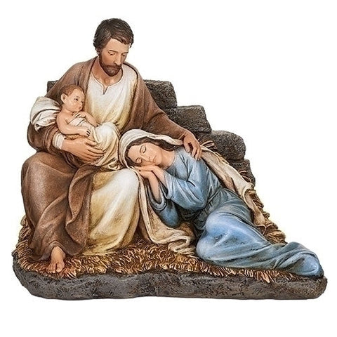 Sleeping Mary with Jesus and Joseph statue