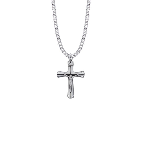 STERLING SILVER CRUCIFIX W/20"