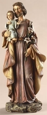 St Joseph with Child Jesus 10''