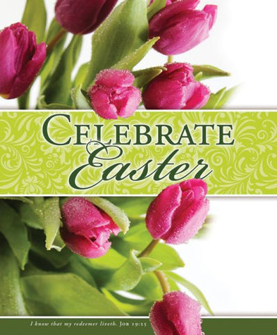 Celebrate Easter Bulletin (Tulips)