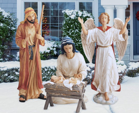 5-Piece Lifesize Outdoor Nativity