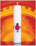 CHRIST CANDLE 14" X 3" ANNO DOMINI