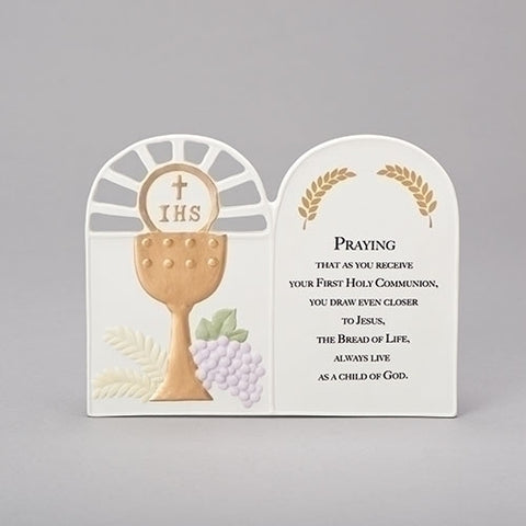 Chalice First Communion Plaque