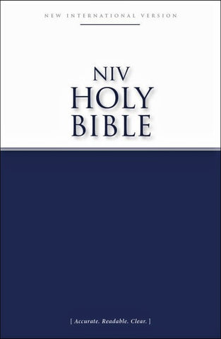 NIV New Testament ECONOMY Paperback Blue/White