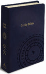 BIBLE RSV Catholic Great Adventure LEATHER Blue