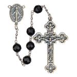 Genuine Black Onyx Rosary (8mm)