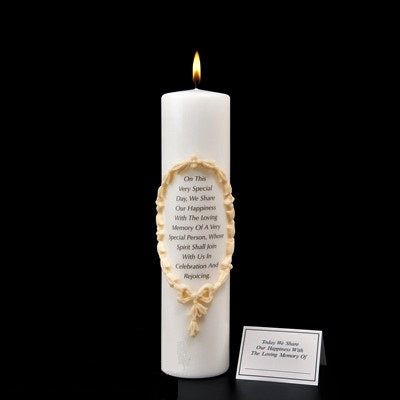 Remembrance/Memorial Candle (12'' x 3'')